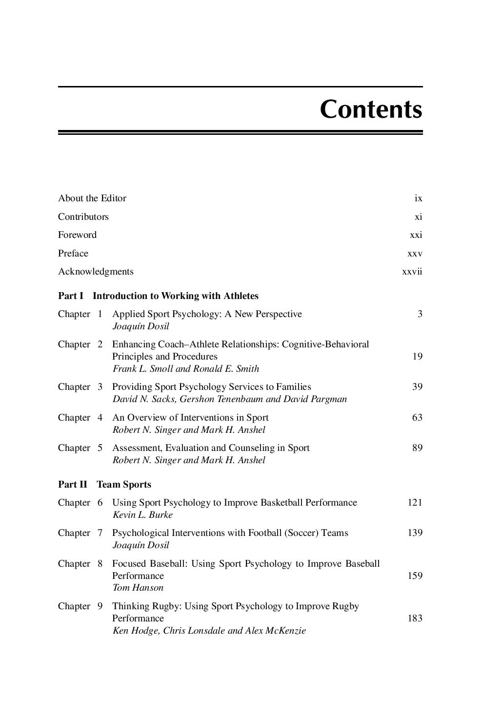 The Sport Psychologist's Handbook: A Guide For Sport-Specific