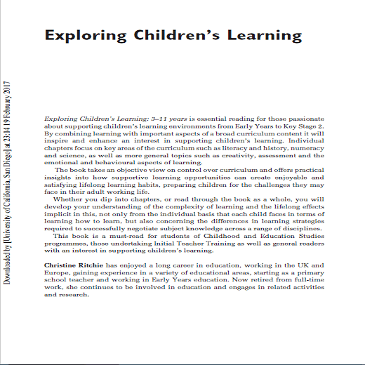 Exploring Children’s Learning