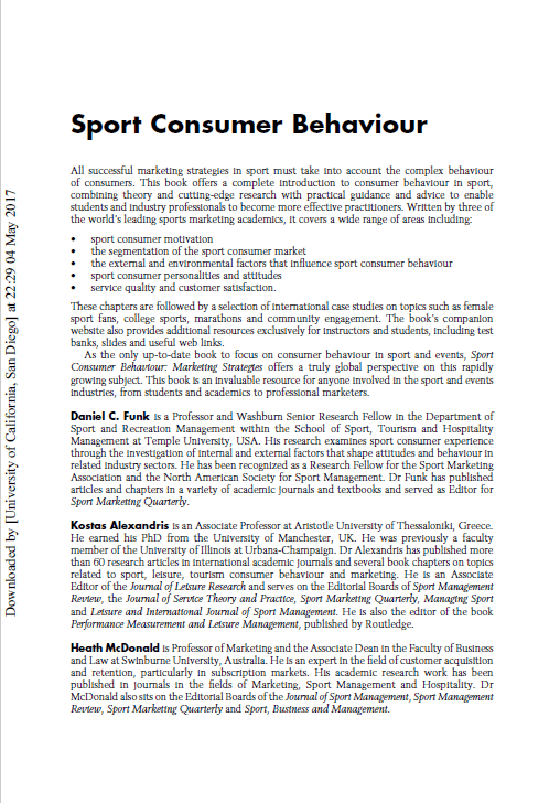 Sport Consumer Behaviour-1