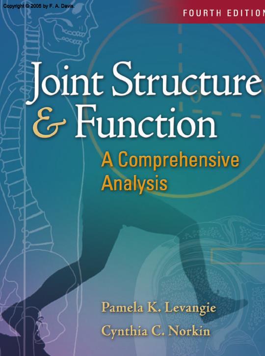 Joint Structure And Function 2005_1